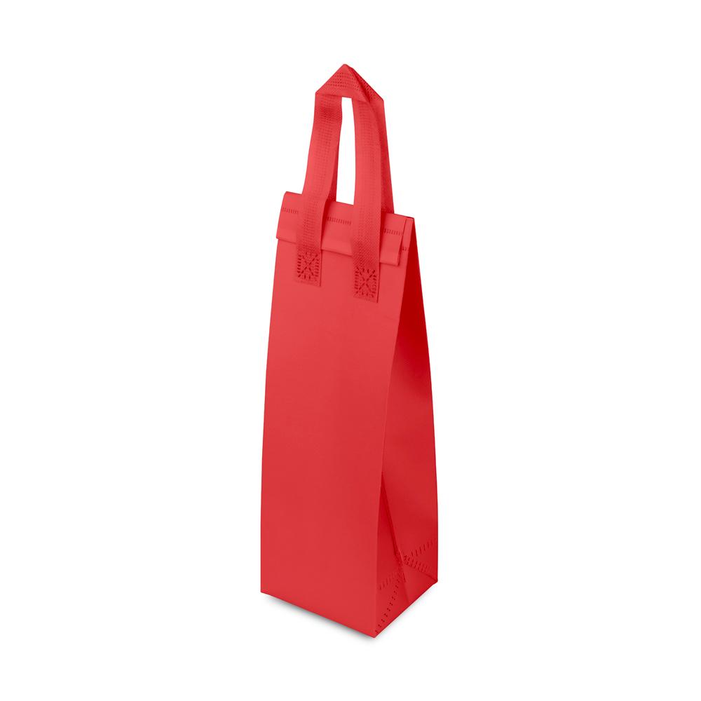 Sacola térmica (34,5x11,8cm) DI1928 na cor Vermelho, brinde personalizado Sky Brindes