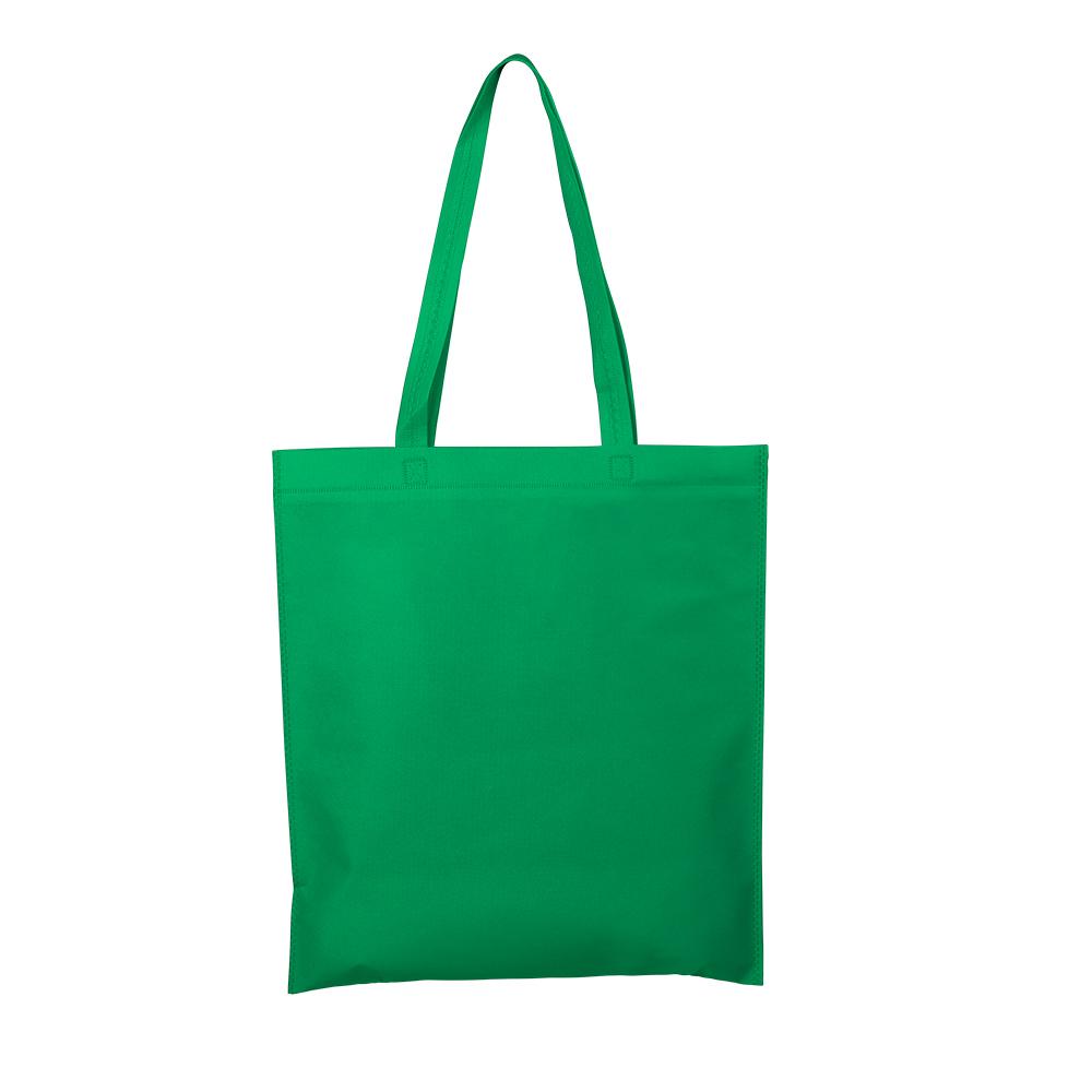 Sacola tnt 100gm² DI1929 na cor Verde, brinde personalizado Sky Brindes