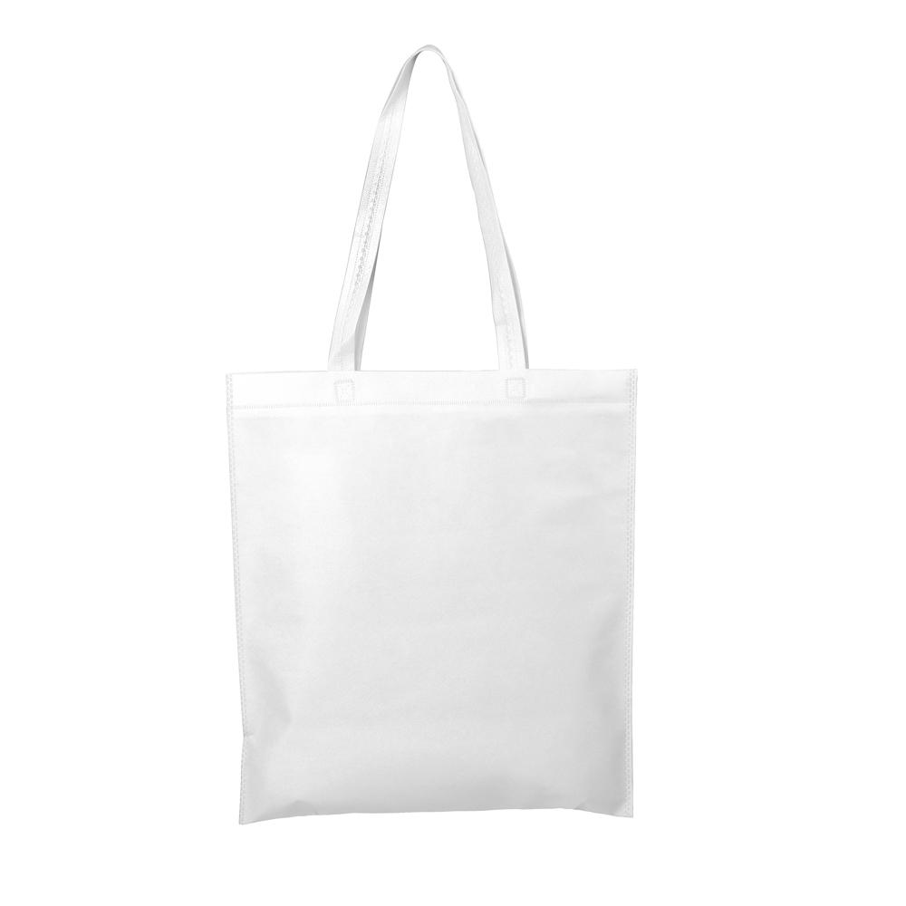 Sacola tnt 80gr (41x37cm) DI1931 na cor Branco, brinde personalizado Sky Brindes