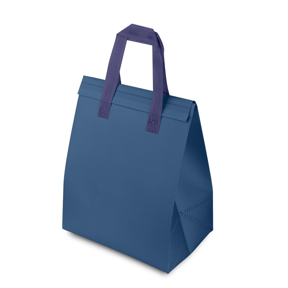 Sacola térmica (25x26,5cm) DI1938 na cor Azul celeste, brinde personalizado Sky Brindes