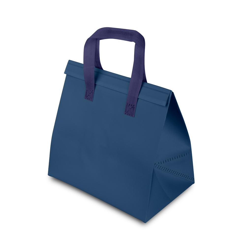 Sacola térmica (30x35,7cm) DI1940 na cor Azul celeste, brinde personalizado Sky Brindes