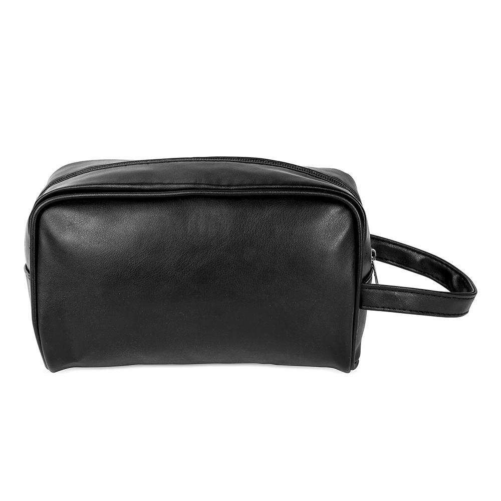 Nécessaire pu DI1971 na cor Preto e preto, brinde personalizado Sky Brindes