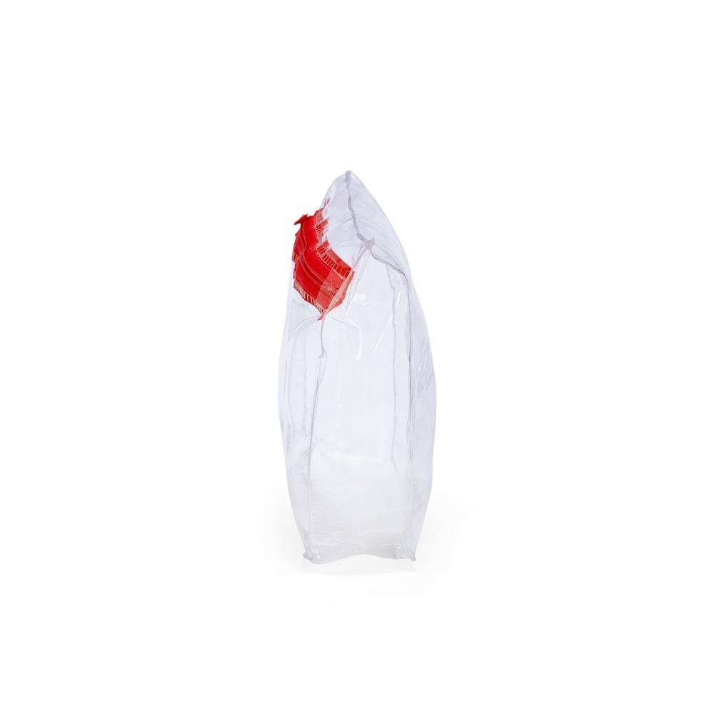 Nécessaire pvc DI1984 na cor Verde e transparente, brinde personalizado Sky Brindes
