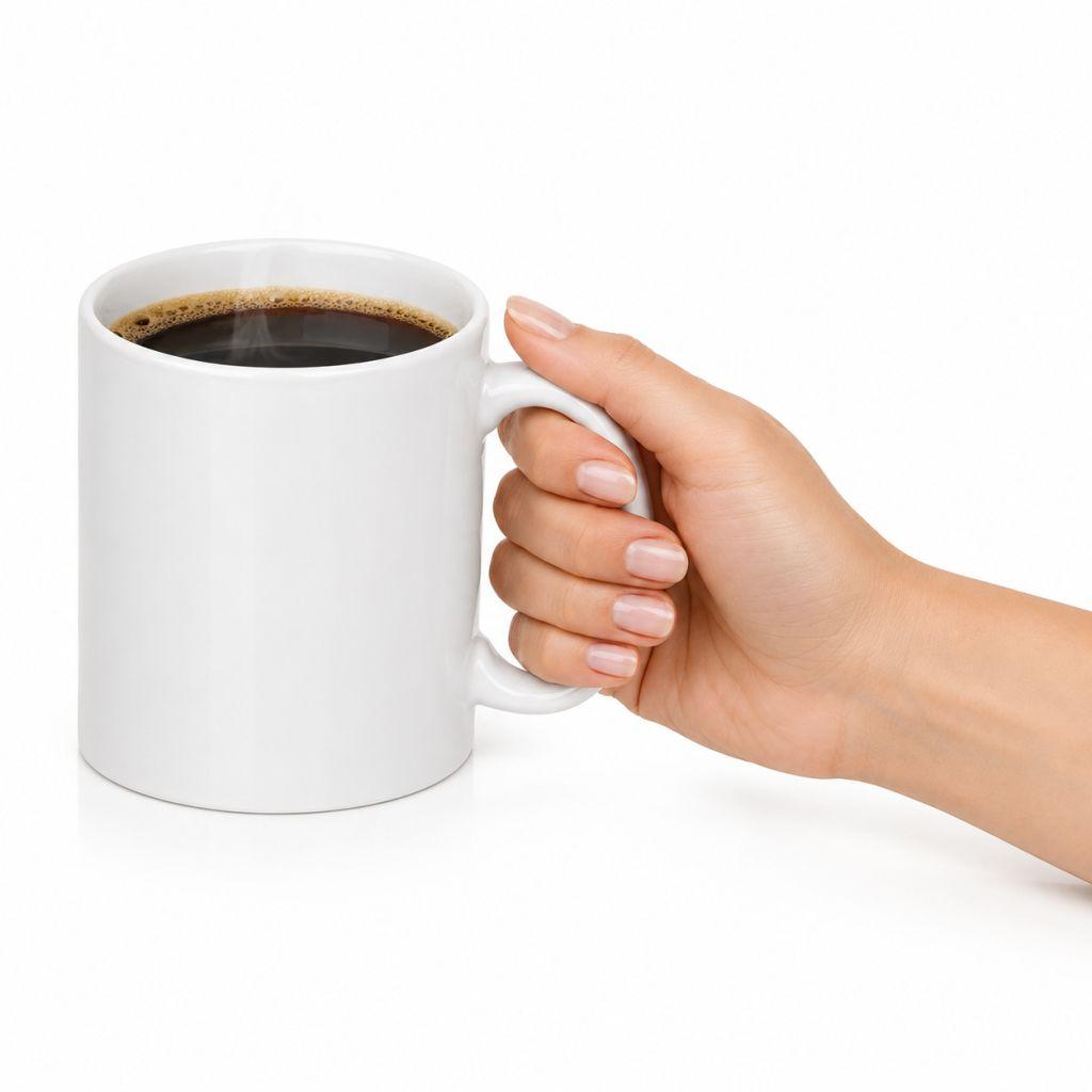 Caneca Cerâmica 300ml DR0257 na cor Único, brinde personalizado Sky Brindes