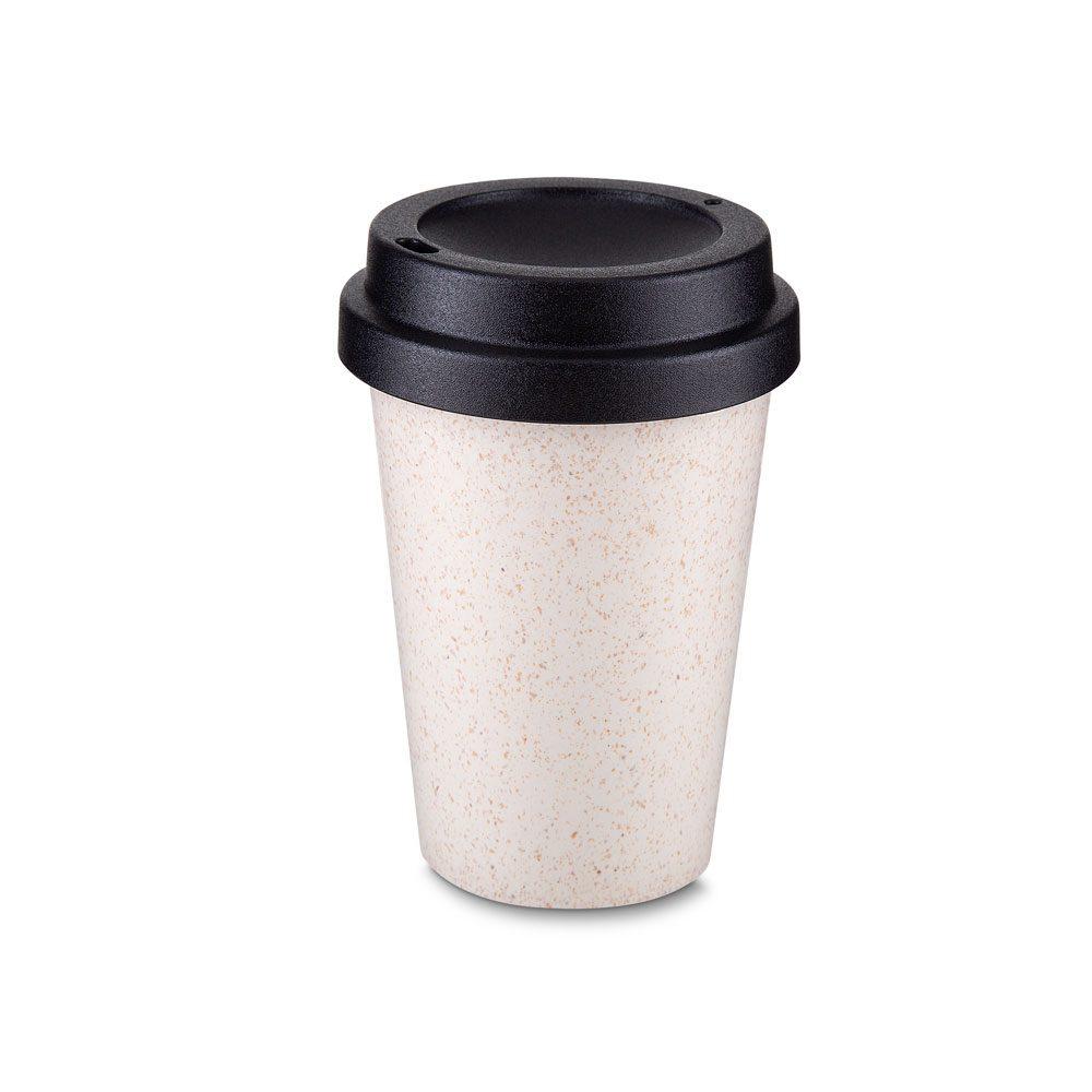 Copo Ecológico 550ml DR1634 na cor Preto, brinde personalizado Sky Brindes