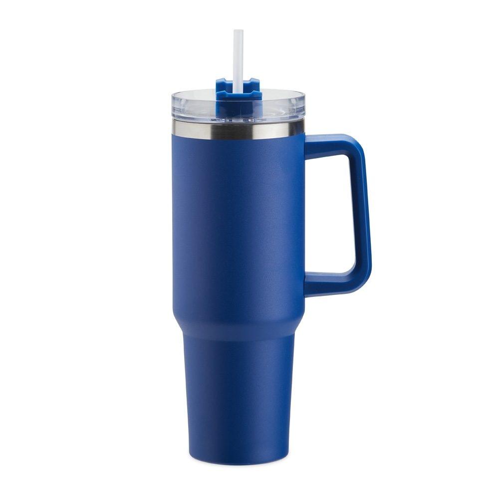 Caneca Térmica 1,2 Litros DR1638 na cor Azul, brinde personalizado Sky Brindes