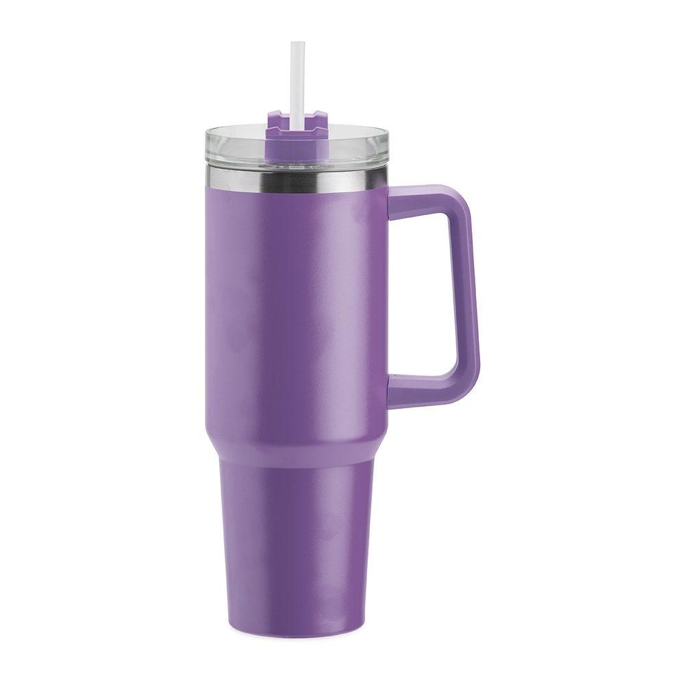 Caneca Térmica 1,2 Litros DR1638 na cor Roxo, brinde personalizado Sky Brindes
