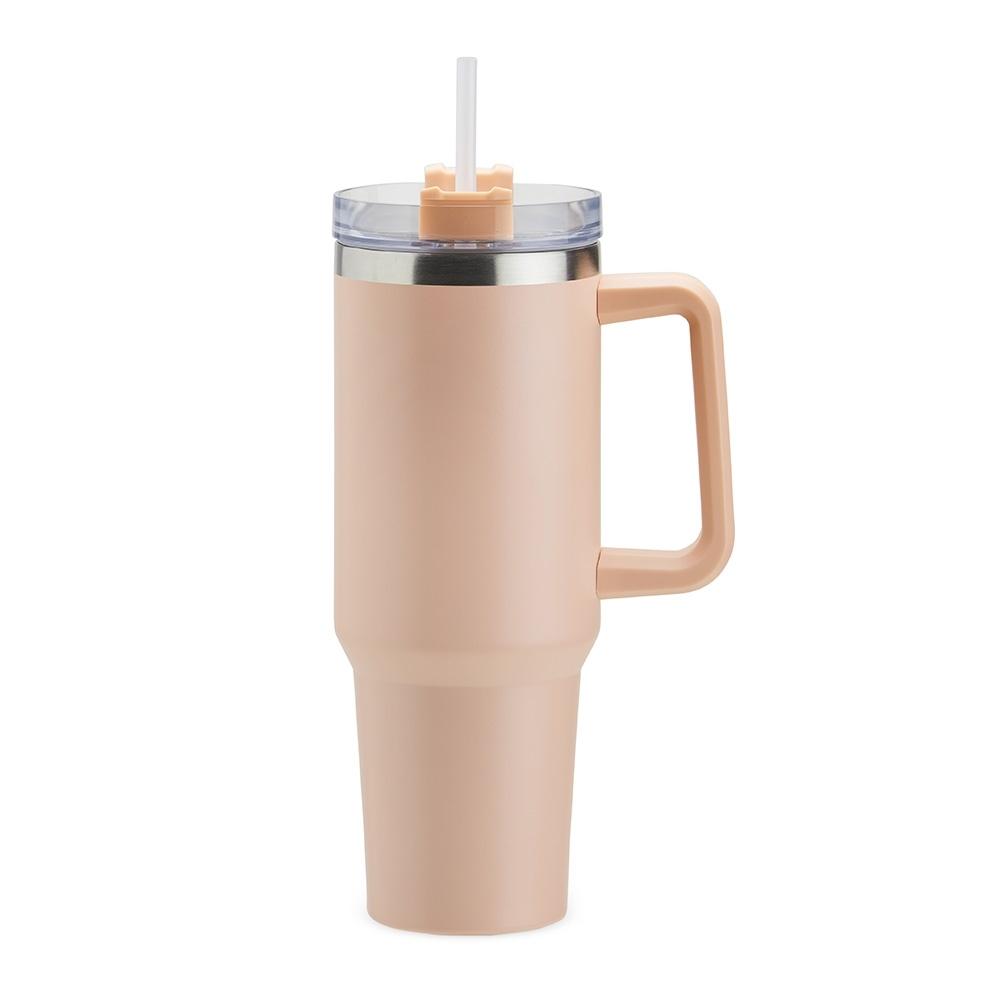Caneca Térmica 1,2 Litros DR1638 na cor Rosa e rosa, brinde personalizado Sky Brindes