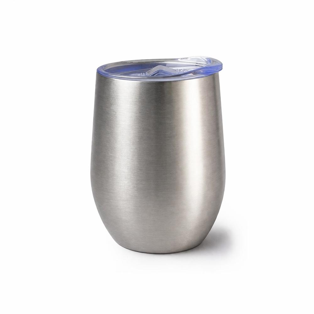 Copo Térmico Inox 320ml DR1661 na cor Inox, brinde personalizado Sky Brindes