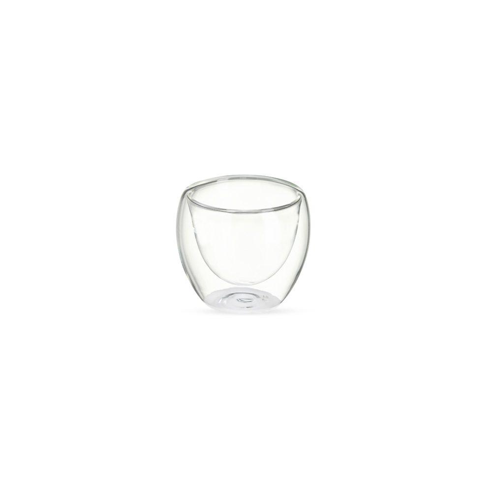 Copo de Vidro 80ml DR1676 na cor Transparente, brinde personalizado Sky Brindes