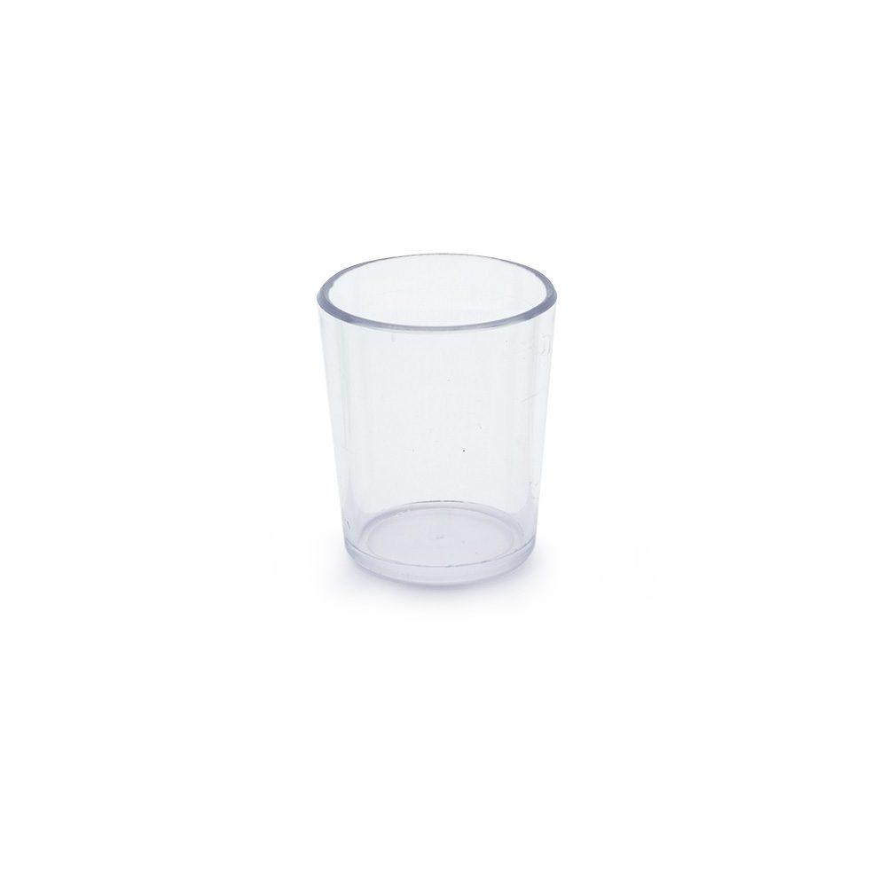 Coqueteleira Acrílica 565ml DR1695 na cor Transparente, brinde personalizado Sky Brindes