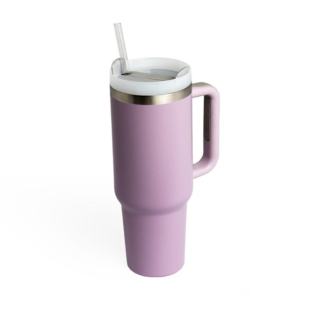 Caneca Térmica 1,2 Litros DR1703 na cor Lilás, brinde personalizado Sky Brindes