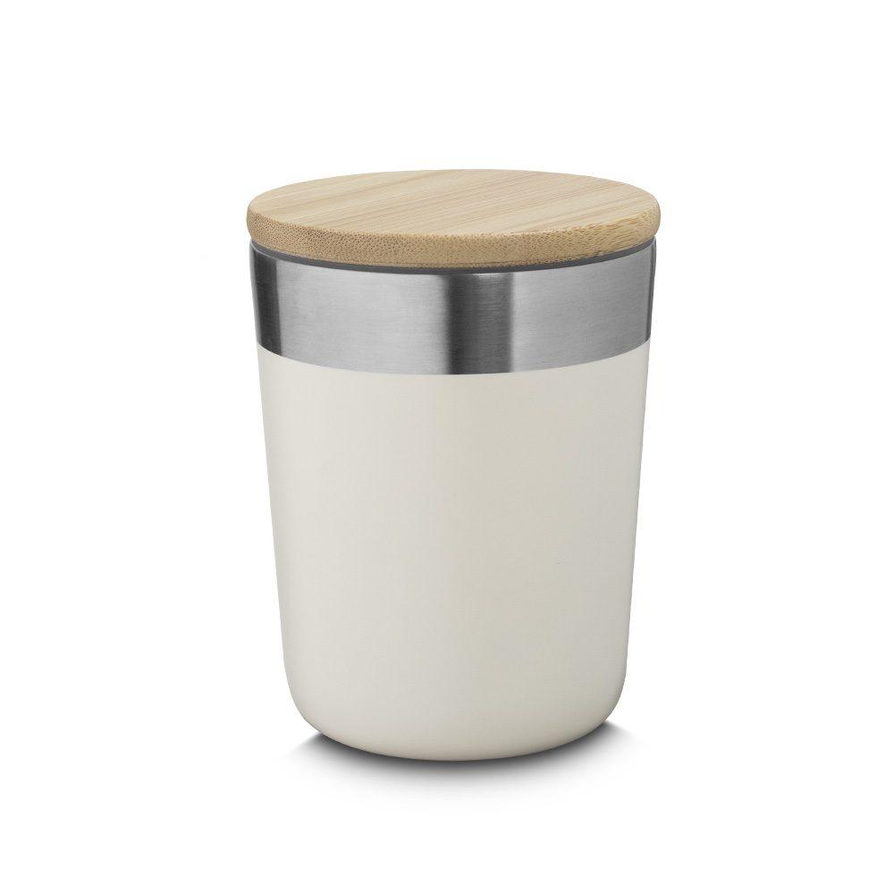 Copo Térmico 300ml DR1716 na cor Branco, brinde personalizado Sky Brindes