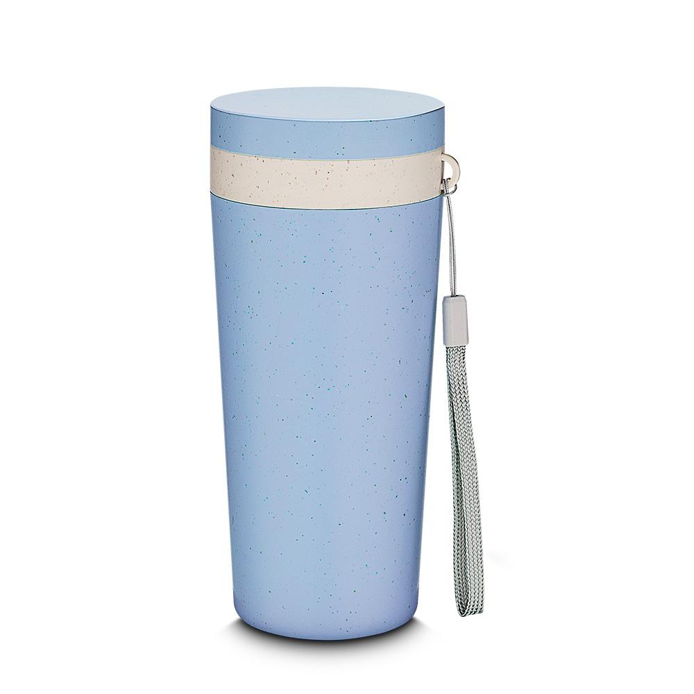 Copo Plástico 300ml DR1721 na cor Azul, brinde personalizado Sky Brindes