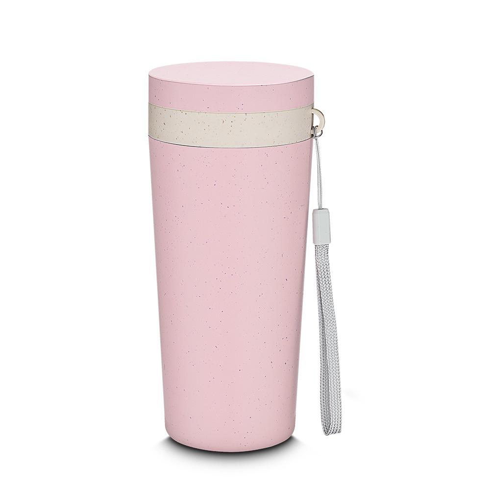 Copo Plástico 300ml DR1721 na cor Rosa, brinde personalizado Sky Brindes