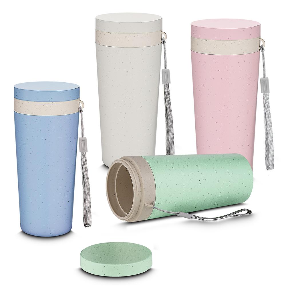 Copo Plástico 300ml DR1721 na cor Azul, brinde personalizado Sky Brindes