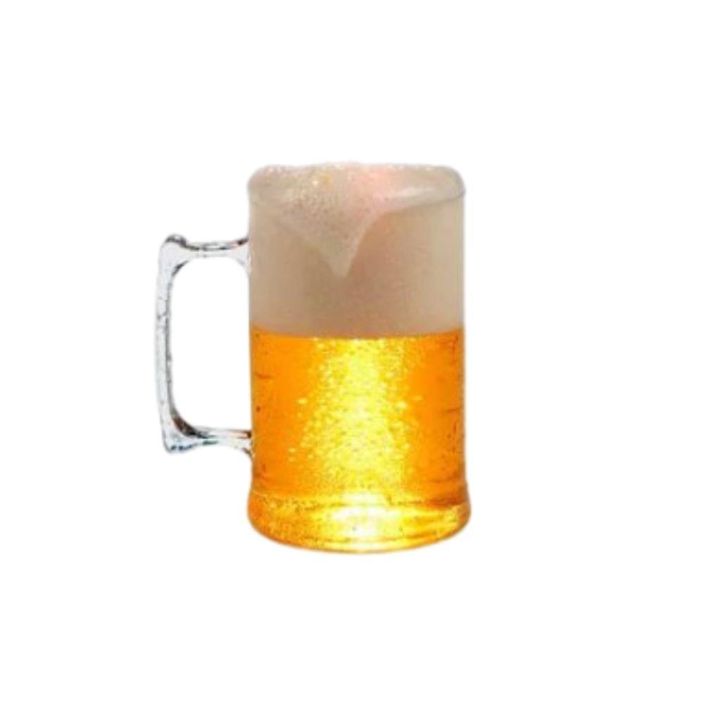 Caneca de Chopp 500ml DR1734 na cor Transparente, brinde personalizado Sky Brindes