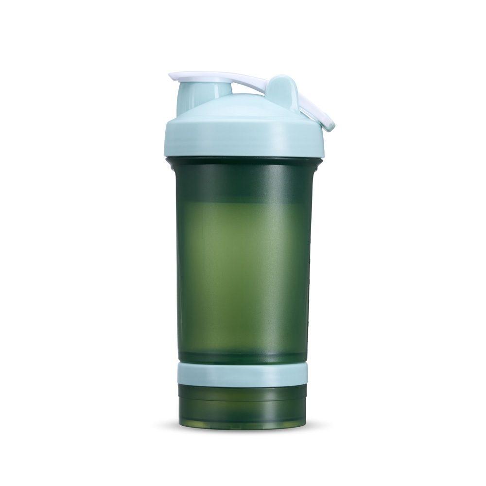 Coqueteleira Plástica 500ml DR1755 na cor Verde, brinde personalizado Sky Brindes