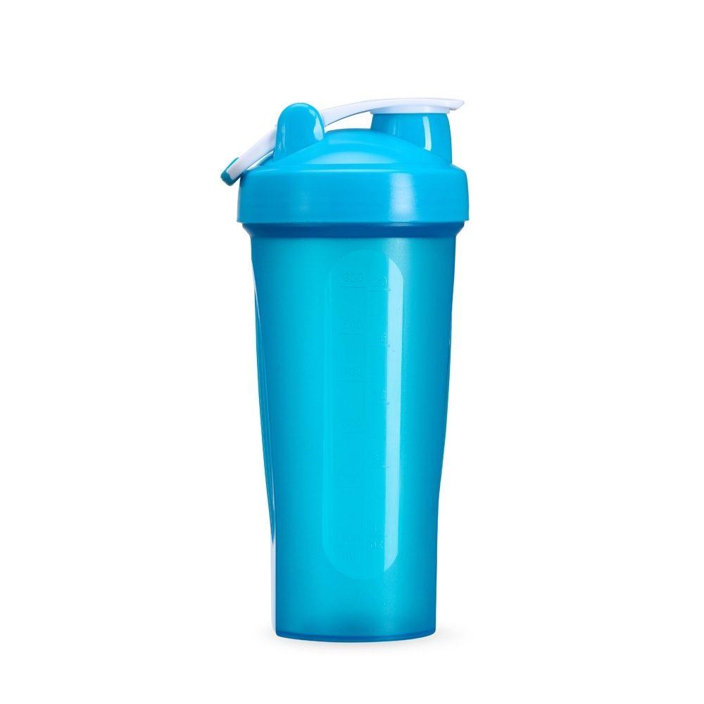 Coqueteleira Plástica 700ml DR1756 na cor Azul, brinde personalizado Sky Brindes