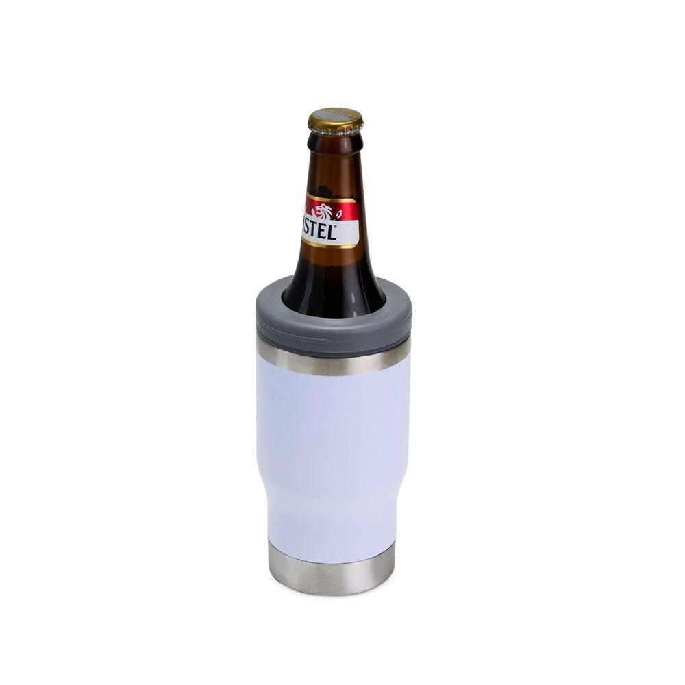 Copo Térmico 380ml DR1763 na cor Azul, brinde personalizado Sky Brindes
