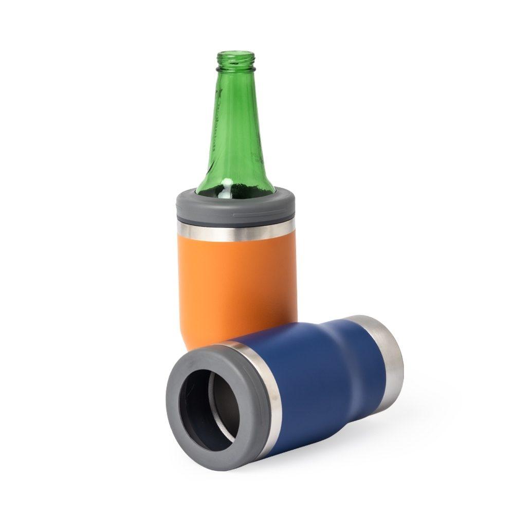 Copo Térmico 380ml DR1763 na cor Azul, brinde personalizado Sky Brindes