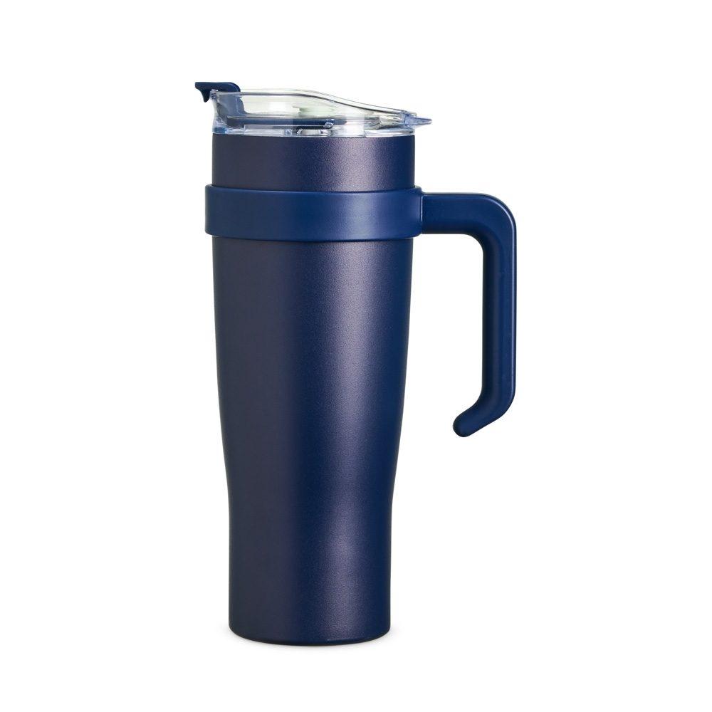 Caneca Térmica 1,2 Litros DR1788 na cor Azul, brinde personalizado Sky Brindes