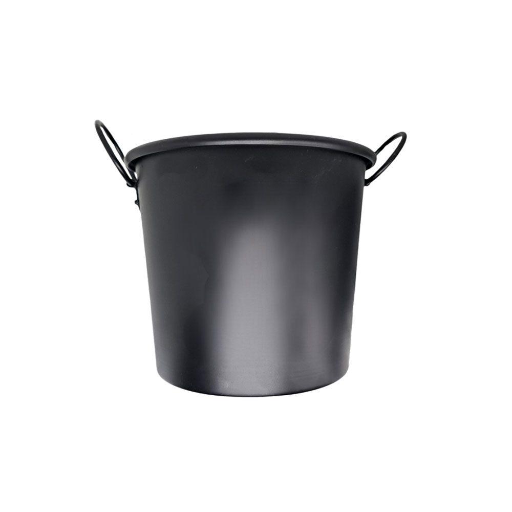 Balde de gelo 5 litros DR1794 na cor Preto, brinde personalizado Sky Brindes