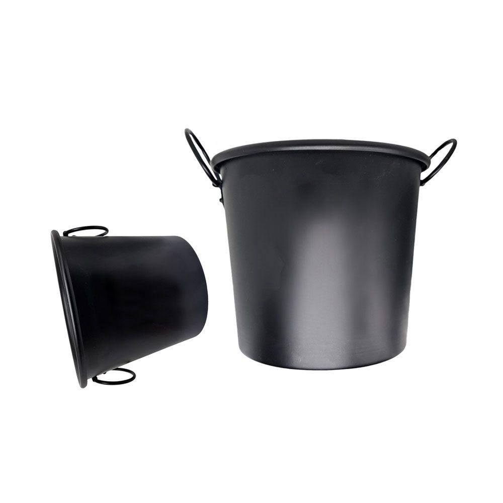 Balde de gelo 5 litros DR1794 na cor Preto, brinde personalizado Sky Brindes