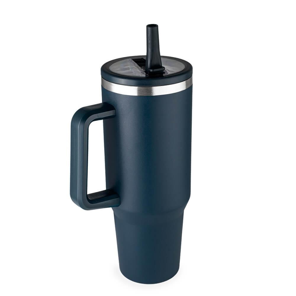 Caneca Térmica 1,2 Litros DR1803 na cor Azul escuro, brinde personalizado Sky Brindes