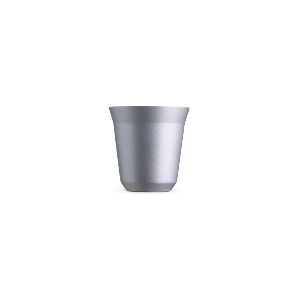 Copo Térmico Inox 150ml DR1806 na cor Prata, brinde personalizado Sky Brindes