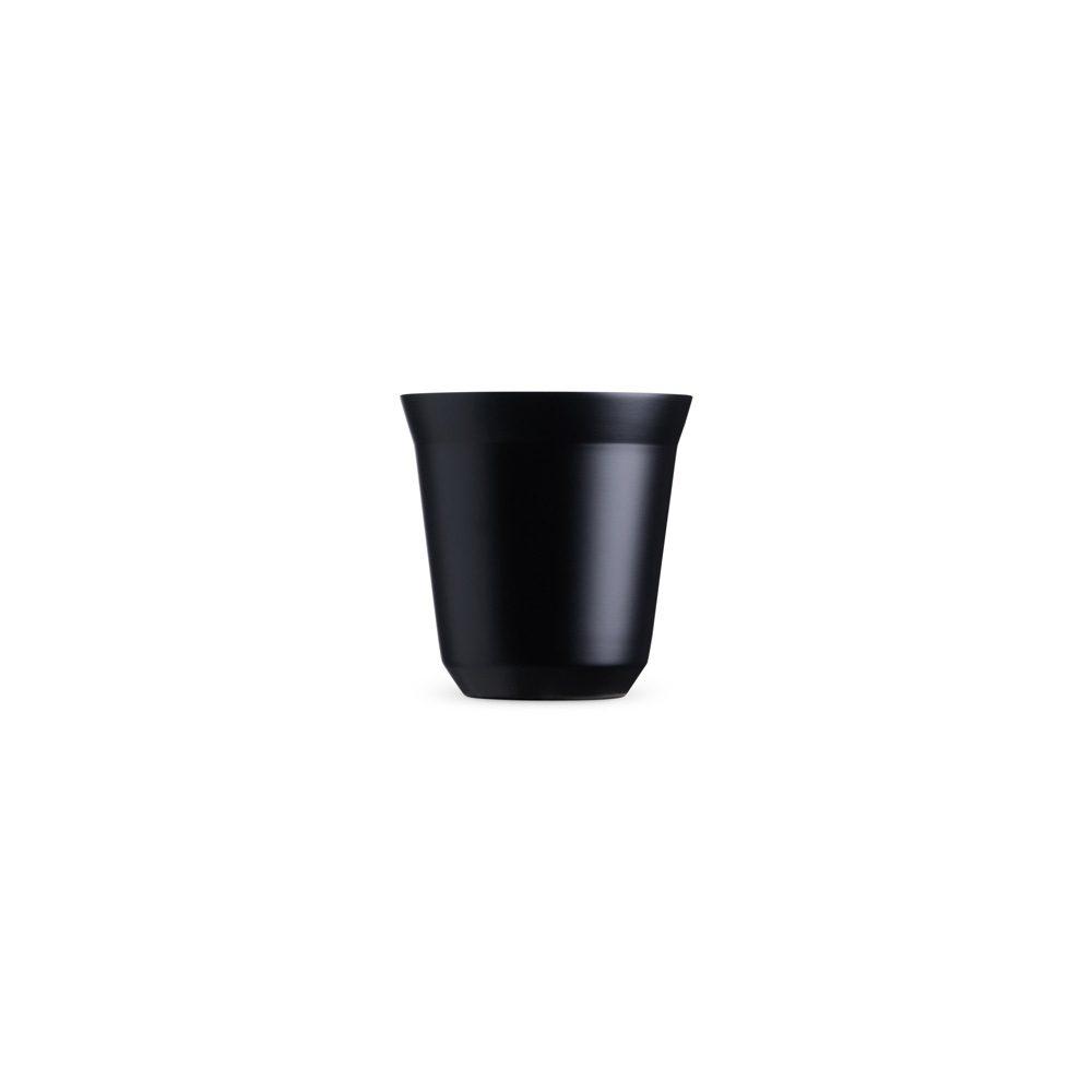 Copo Térmico Inox 150ml DR1806 na cor Preto, brinde personalizado Sky Brindes