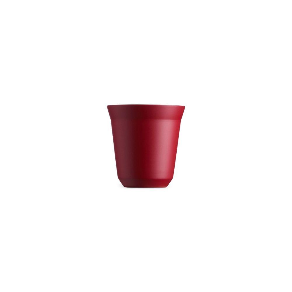 Copo Térmico Inox 150ml DR1806 na cor Vermelho, brinde personalizado Sky Brindes