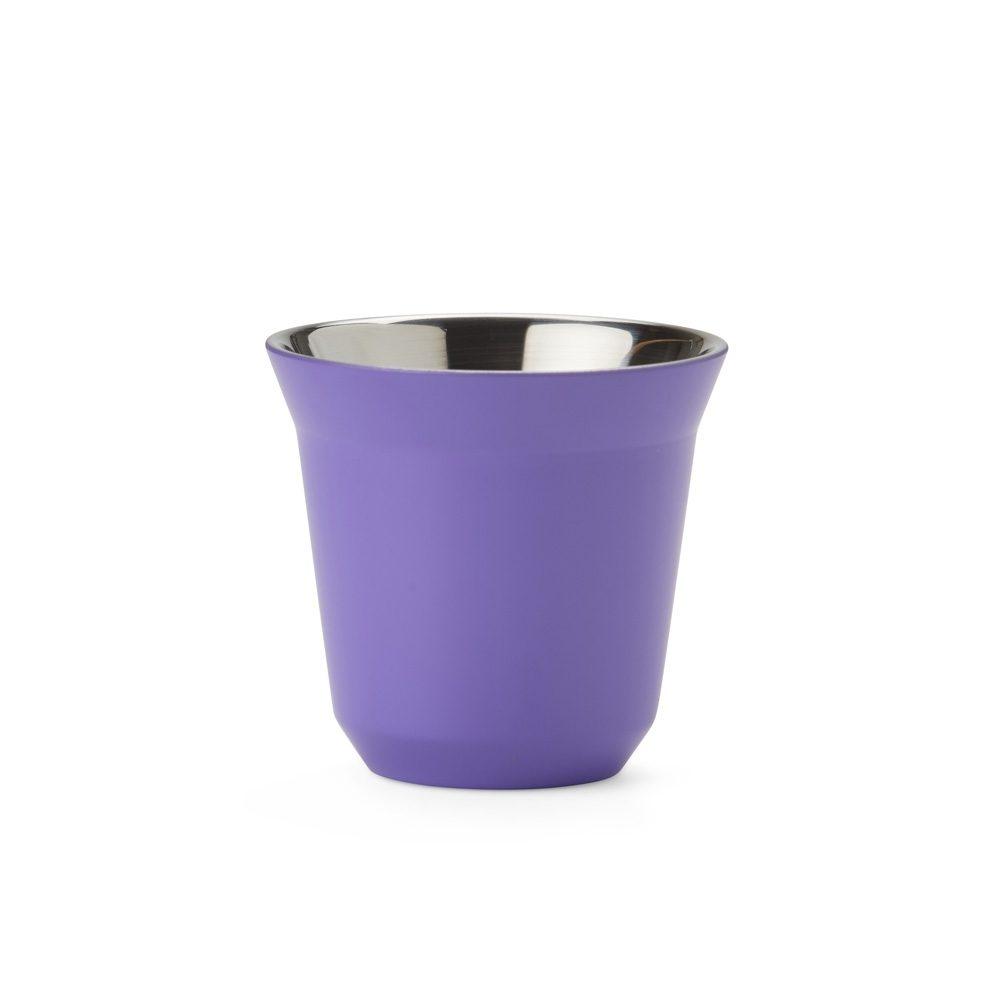 Copo Inox 80ml DR1809 na cor Roxo, brinde personalizado Sky Brindes