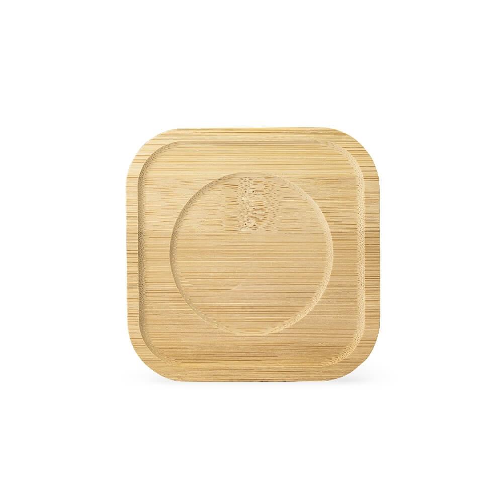 Kit Porta-Copos 6 Peças DR1815 na cor Natural, brinde personalizado Sky Brindes
