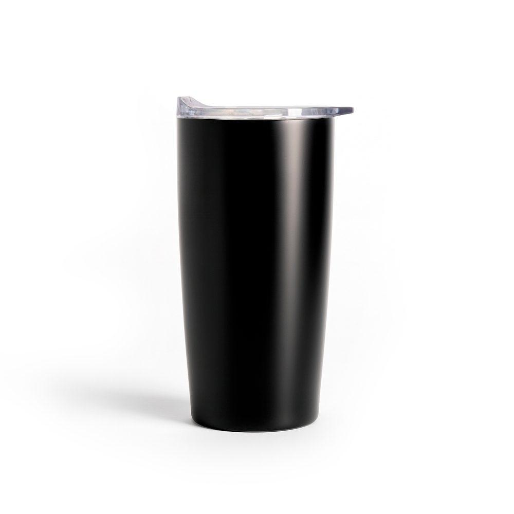 Copo Térmico 590ml DR1817 na cor Preto, brinde personalizado Sky Brindes