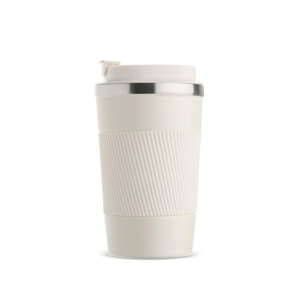 Copo Térmico 350ml DR1818 na cor Branco, brinde personalizado Sky Brindes