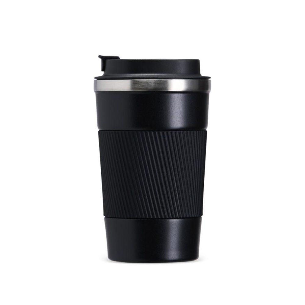 Copo Térmico 350ml DR1818 na cor Preto, brinde personalizado Sky Brindes