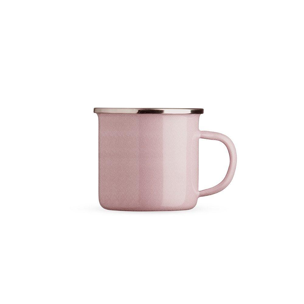 Caneca Inox 370ml DR1820 na cor Rosa, brinde personalizado Sky Brindes