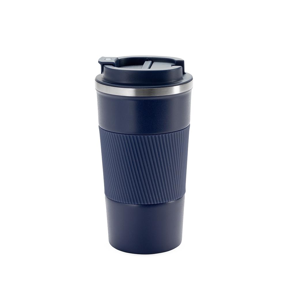 Copo Térmico 500ml DR1822 na cor Azul, brinde personalizado Sky Brindes