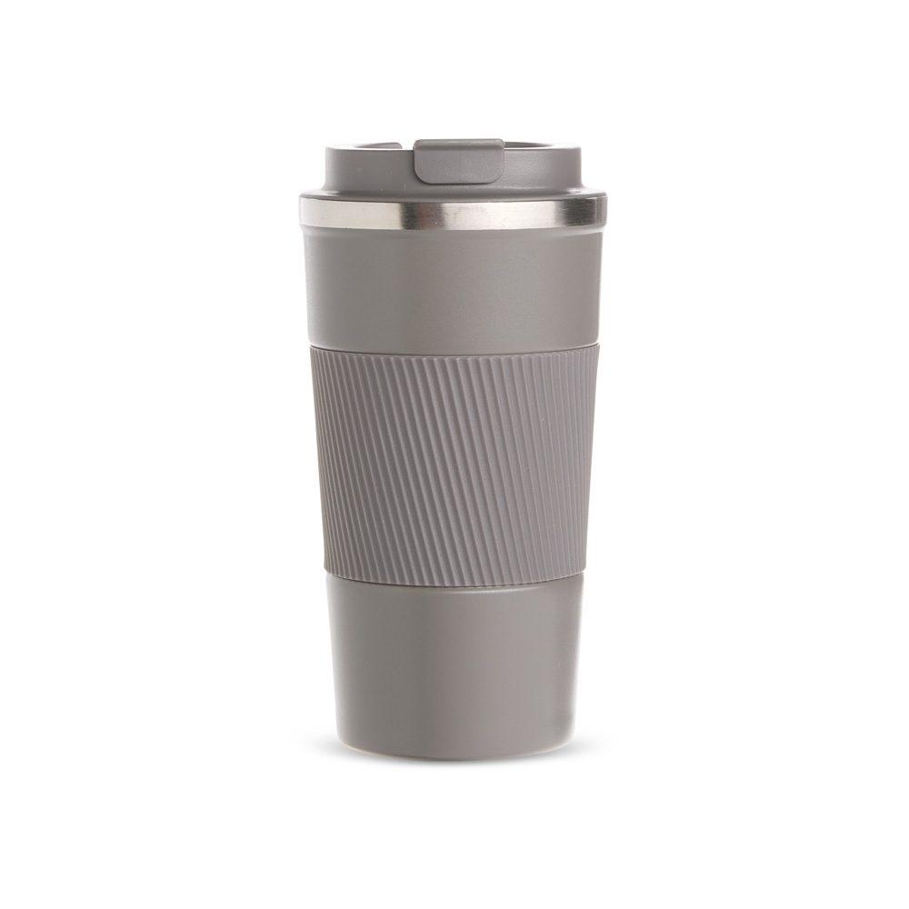 Copo Térmico 500ml DR1822 na cor Cinza, brinde personalizado Sky Brindes