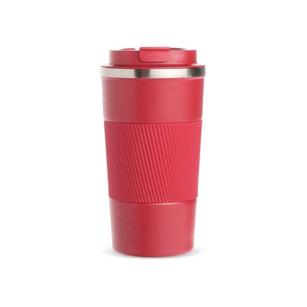 Copo Térmico 500ml DR1822 na cor Vermelho, brinde personalizado Sky Brindes