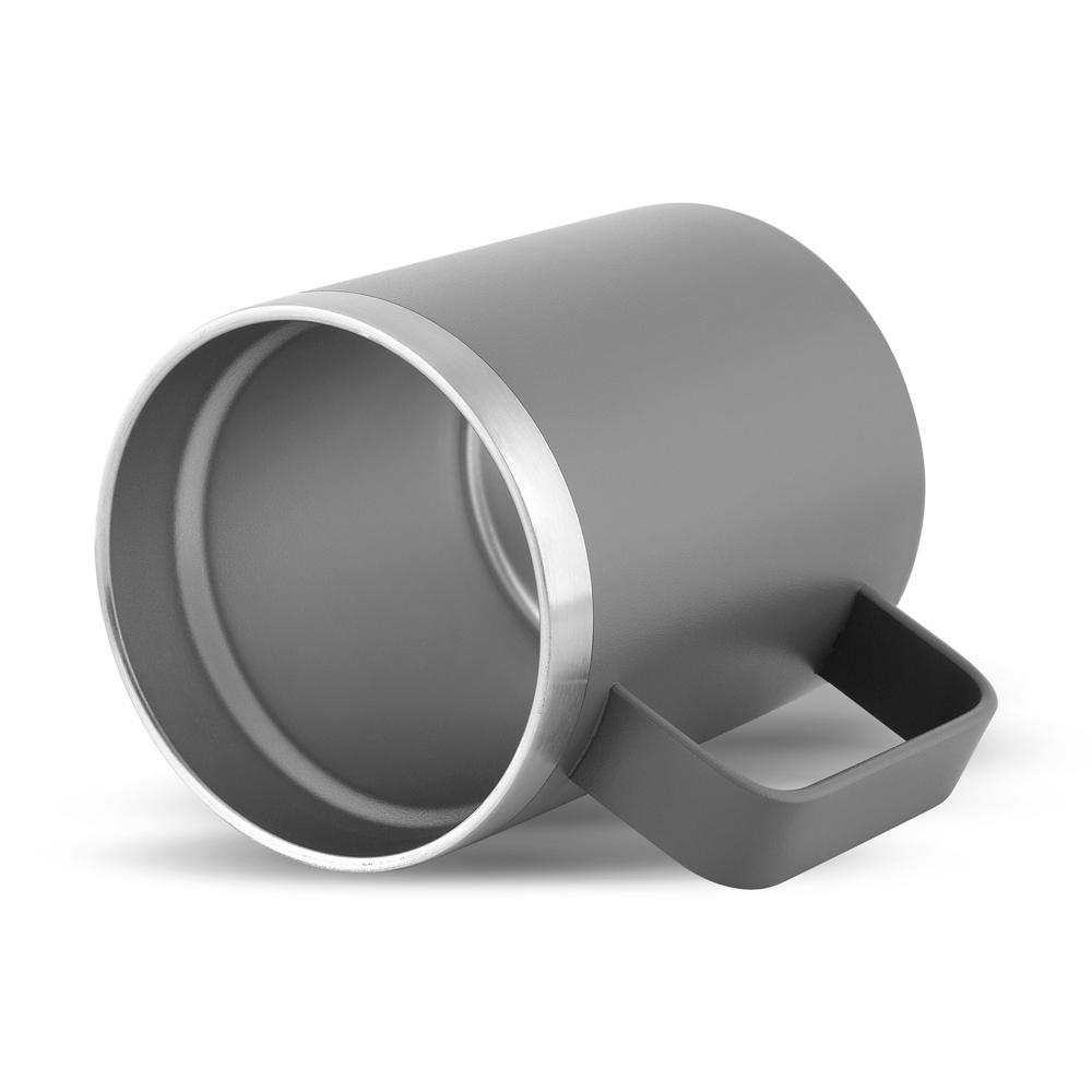 Caneca Térmica 400ml DR1826 na cor Branco, brinde personalizado Sky Brindes