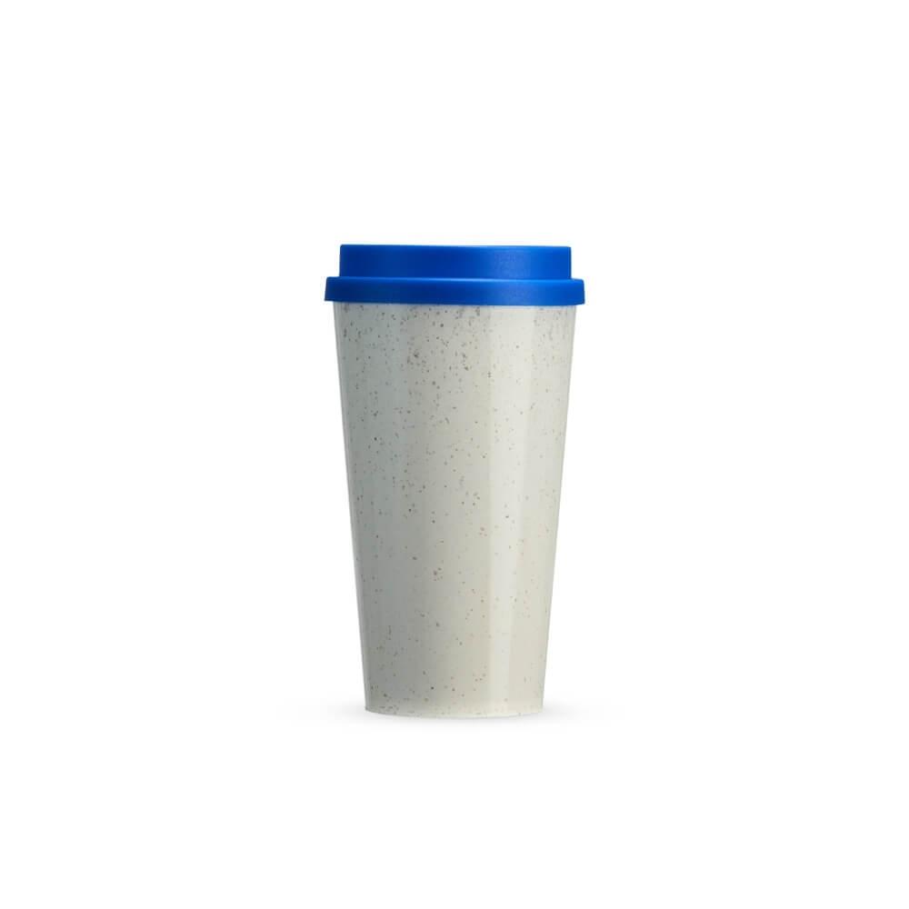 Copo Fibra de Arroz 550ml DR1831 na cor Azul, brinde personalizado Sky Brindes