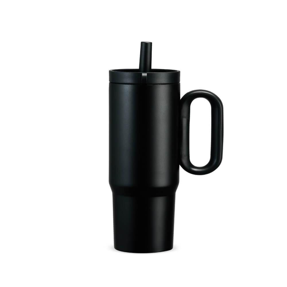Caneca Térmica 750ml DR1839 na cor Rosa claro, brinde personalizado Sky Brindes