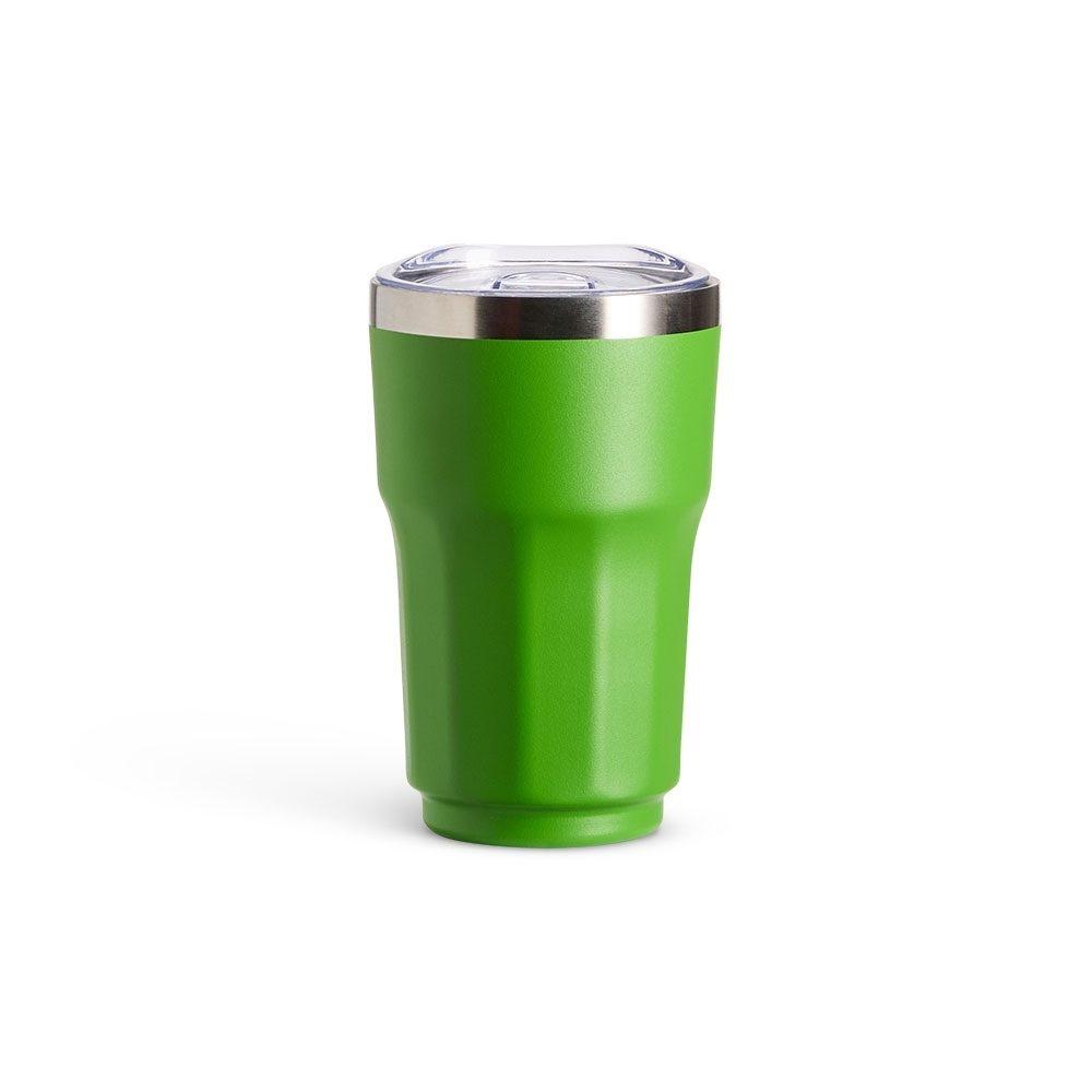 Copo Térmico 300ml DR1848 na cor Verde, brinde personalizado Sky Brindes