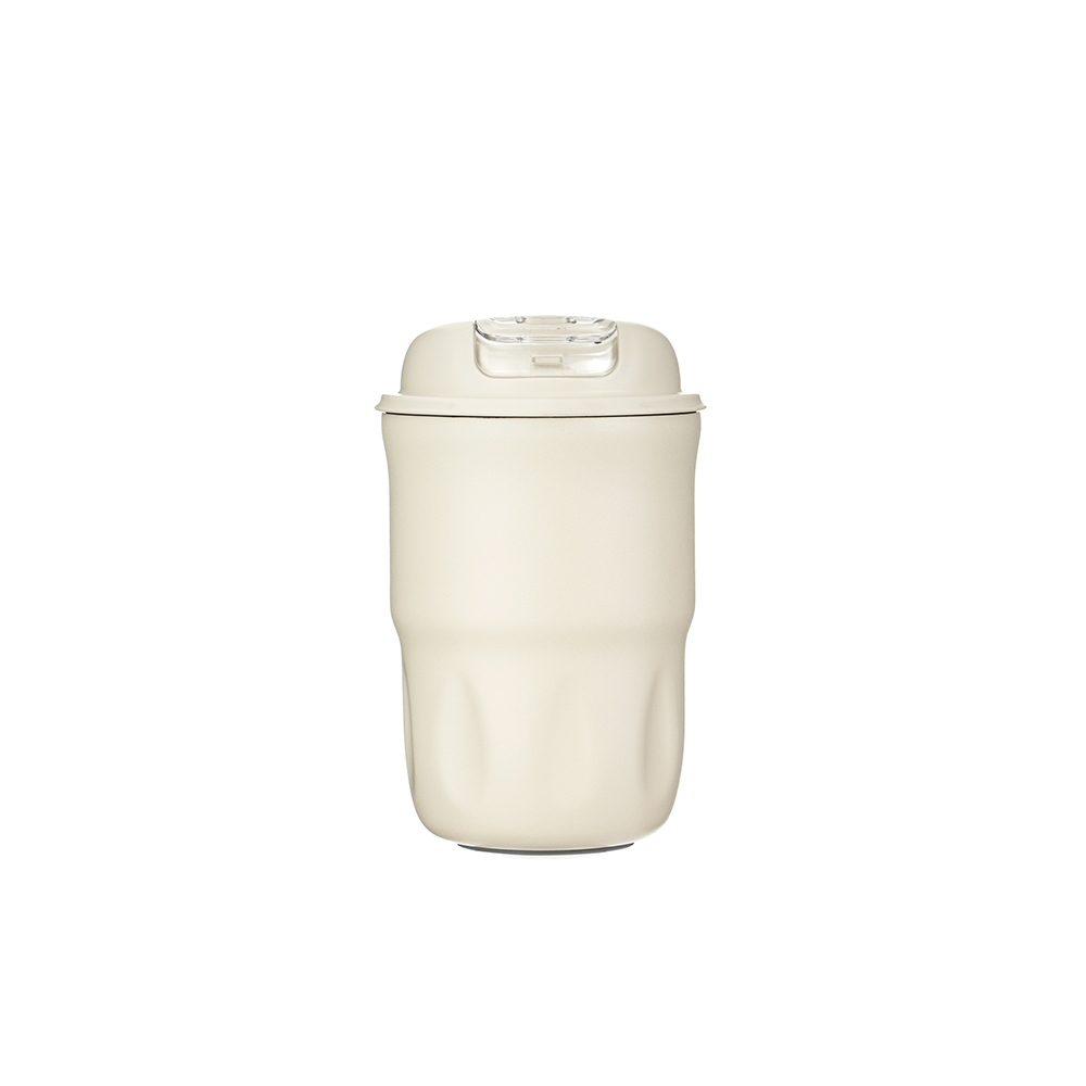 Copo Térmico 350ml DR1849 na cor Creme, brinde personalizado Sky Brindes