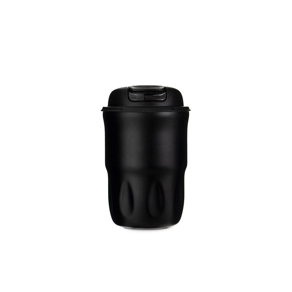 Copo Térmico 350ml DR1849 na cor Preto, brinde personalizado Sky Brindes