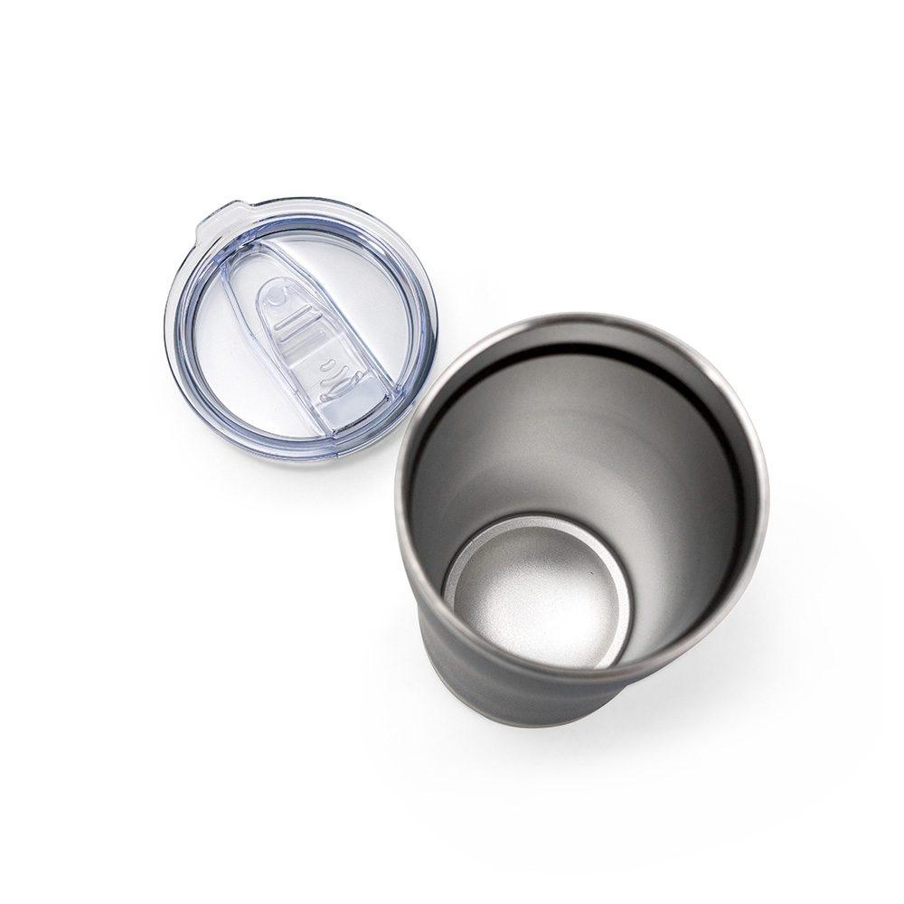 Copo Térmico 550ml DR1854 na cor Azul escuro, brinde personalizado Sky Brindes