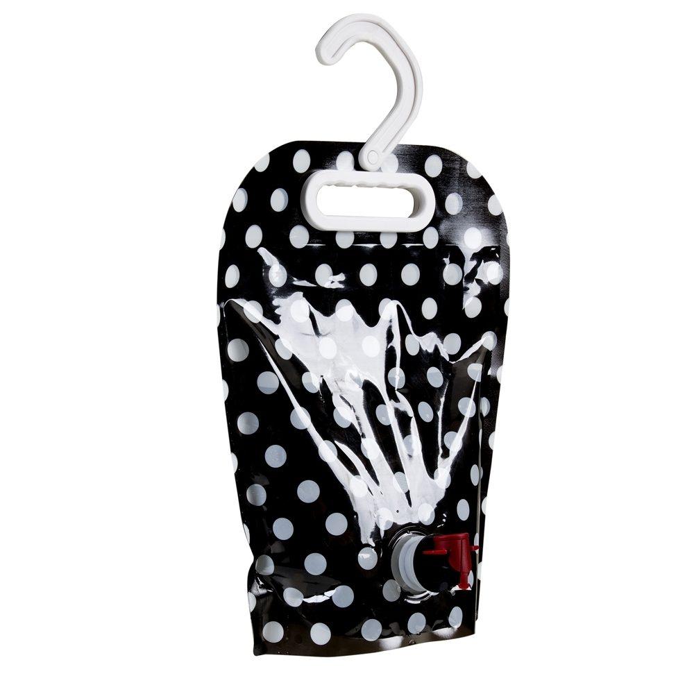 Galão dobrável 3 litros DR1859 na cor Preto e branco, brinde personalizado Sky Brindes