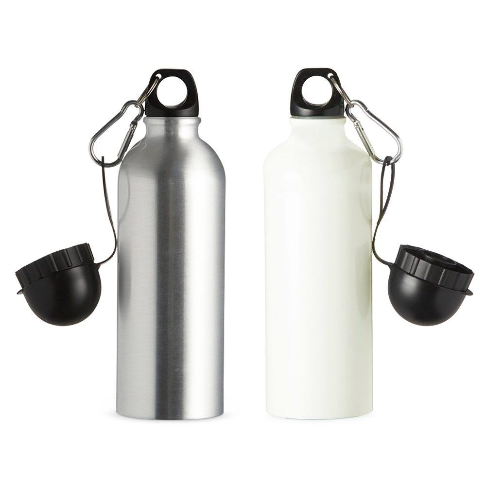 Squeeze aluminio 500ml c bico e mosquetão